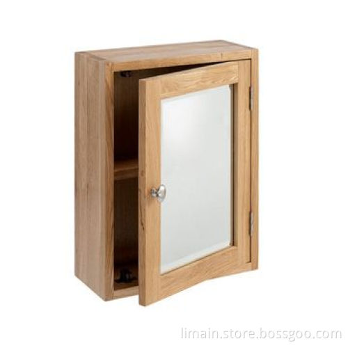 Bathroom Cabinet, Single-fixed Shelf Inside, with a Mirror Set on Front